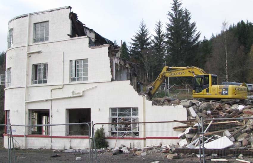 Gregory's-Plant-Hire-and-Civil-Engineering-Demolition-Glen-Affric-Hotel-Cannich