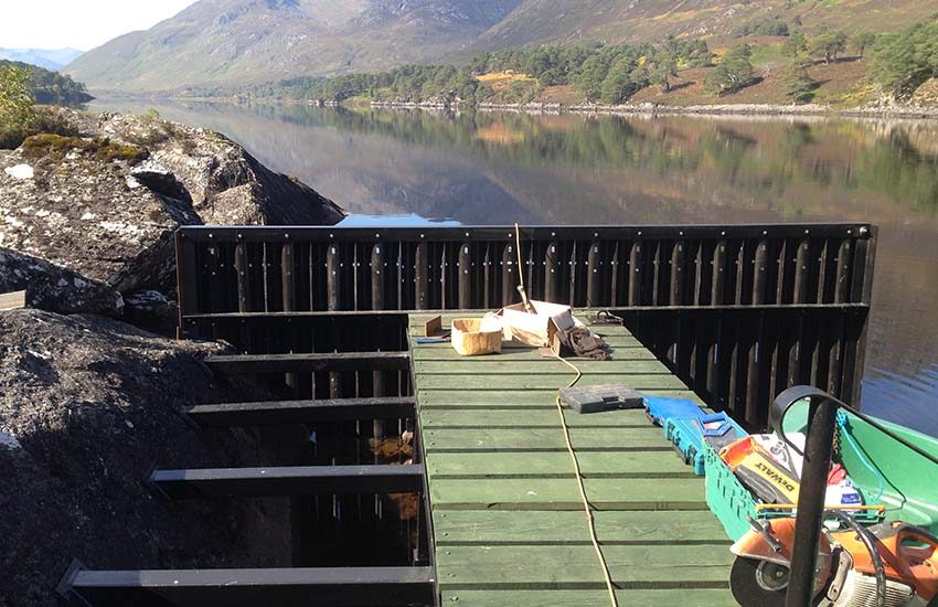 Gregory's Plant Hire and Civil Engineering Pier Refurb and Upgrade Glen Affric 3